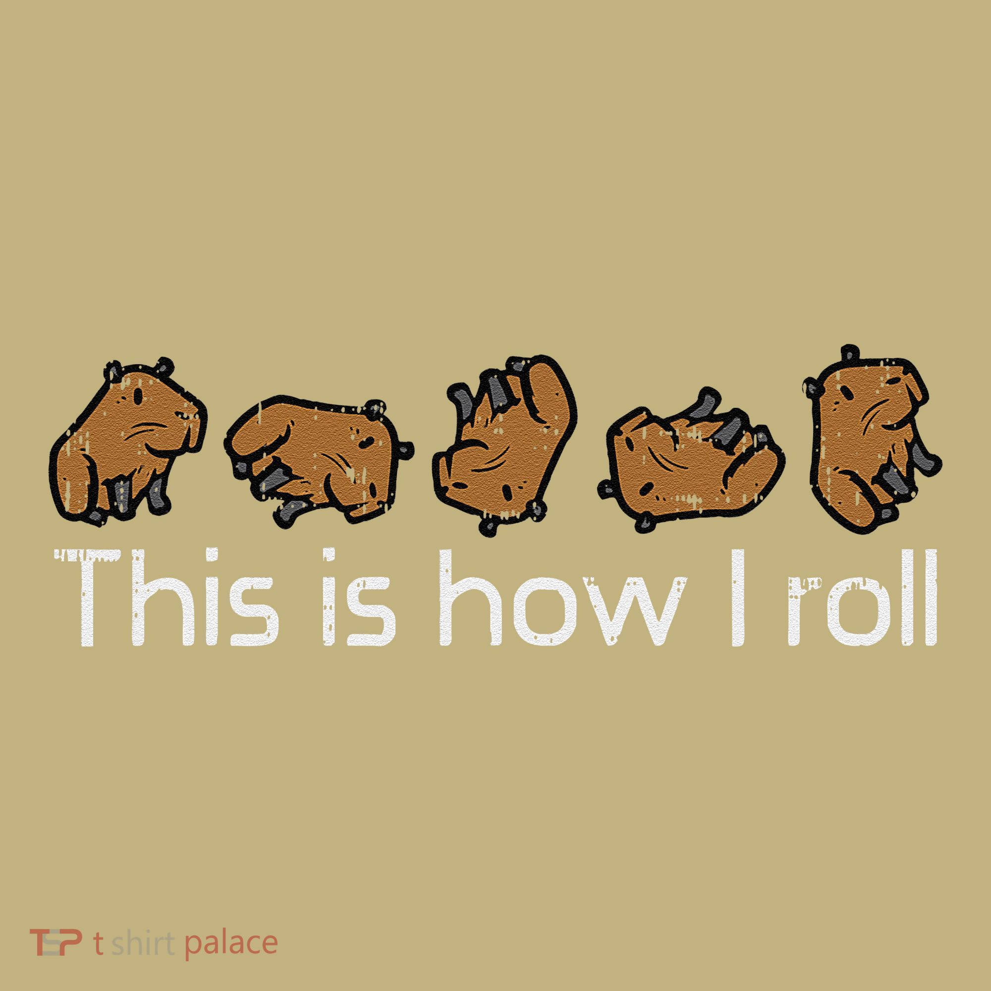 Capybara This Is How I Roll Cute Capy Rodent Hoodie