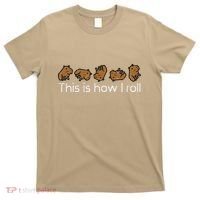 Capybara This Is How I Roll Cute Capy Rodent T-Shirt thumb 0