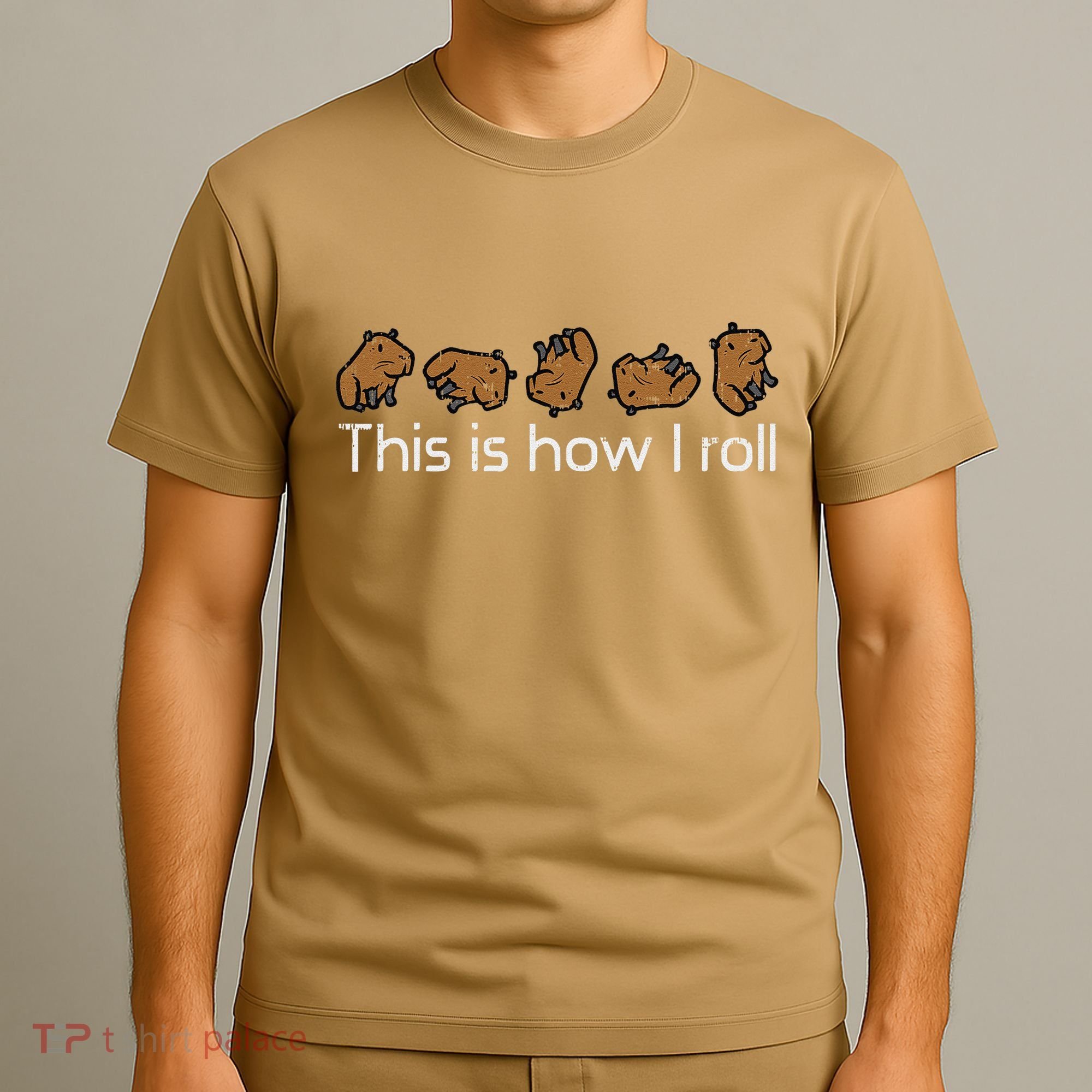 Capybara This Is How I Roll Cute Capy Rodent T-Shirt