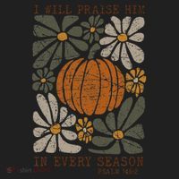 Christian Thanksgiving I Will Praise Him In Every Season Gift Beanie thumb 2