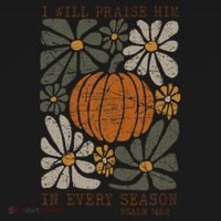 Christian Thanksgiving I Will Praise Him In Every Season Gift Mousepad thumb 1
