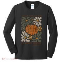 Christian Thanksgiving I Will Praise Him In Every Season Gift Kids Long Sleeve Shirt thumb 0