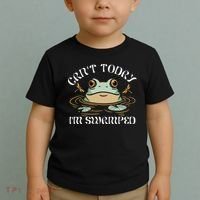 Can't Today I'm Swamped Toad Frog Meme Toddler T-Shirt thumb 2