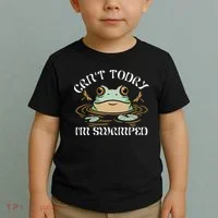 Can't Today I'm Swamped Toad Frog Meme Toddler T-Shirt thumb 2