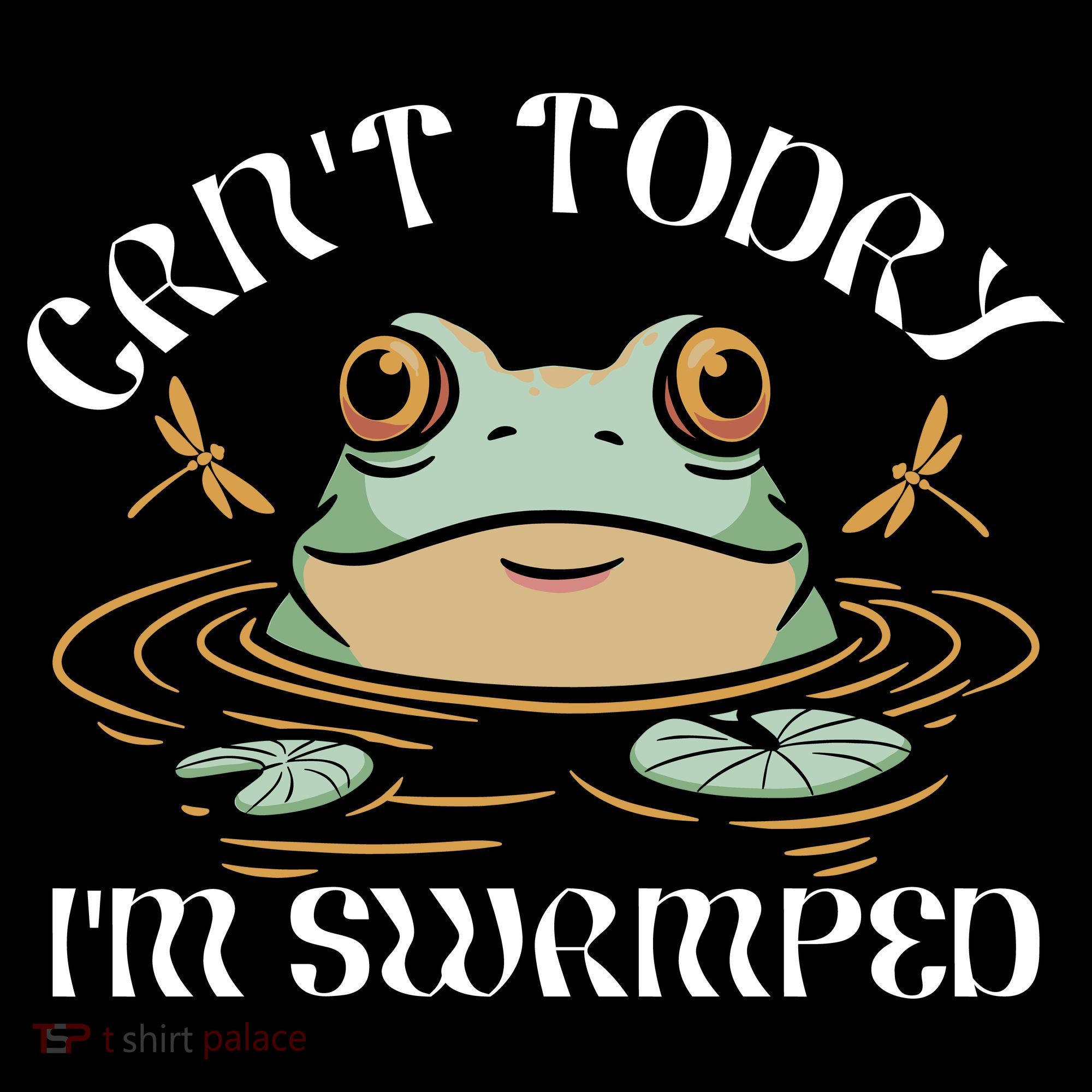 Can't Today I'm Swamped Toad Frog Meme Tote Bag