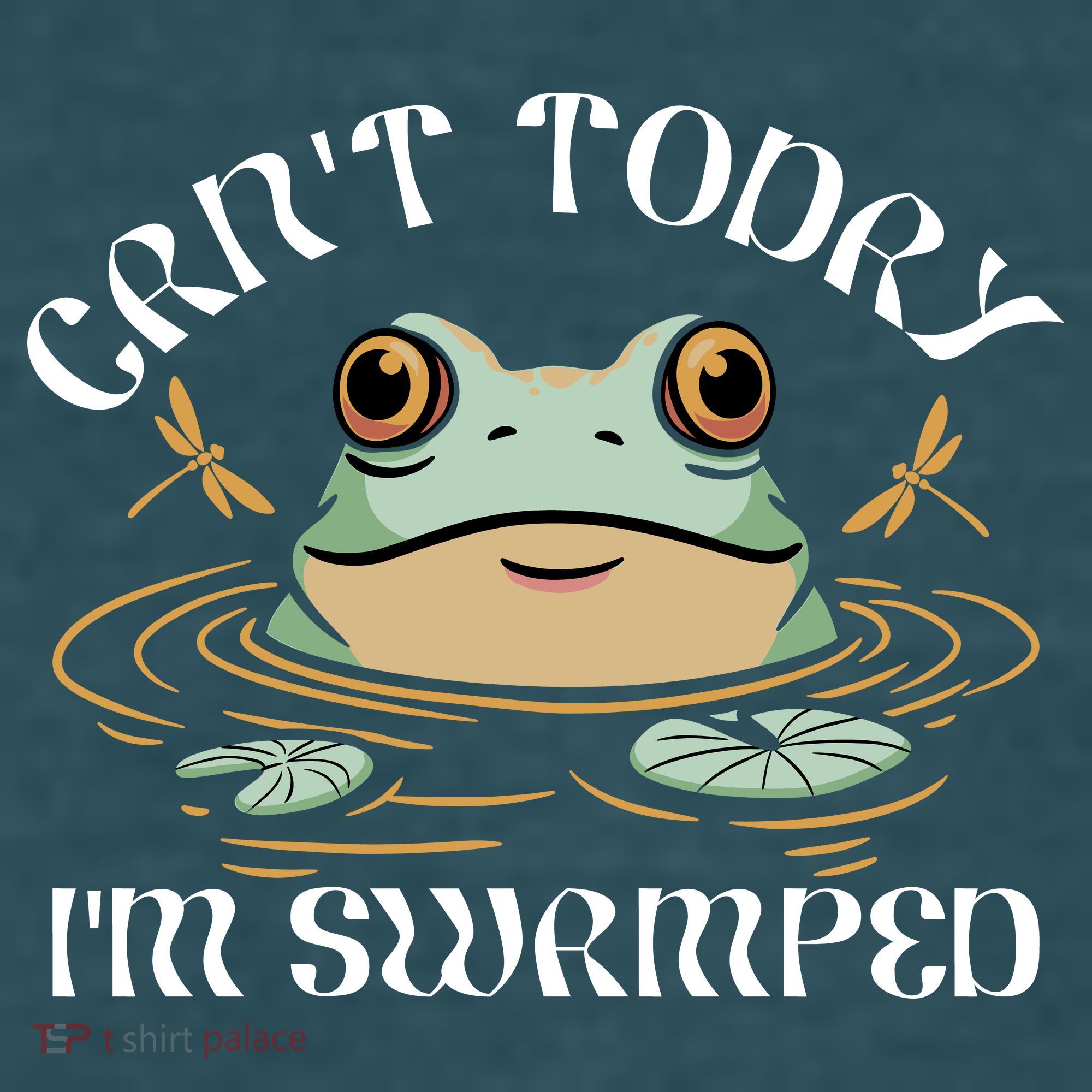 Can't Today I'm Swamped Toad Frog Meme Sweatshirt