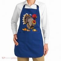 Cute Turkey Ice Hockey Player Turkeys Day Happy Thanksgiving Gift Apron thumb 2