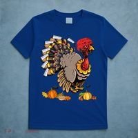 Cute Turkey Ice Hockey Player Turkeys Day Happy Thanksgiving Gift T-Shirt thumb 5