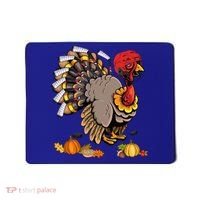 Cute Turkey Ice Hockey Player Turkeys Day Happy Thanksgiving Gift Mousepad thumb 0