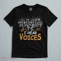 Choir Teacher I Hear Voices Chorister Church Choral Music T-Shirt thumb 5