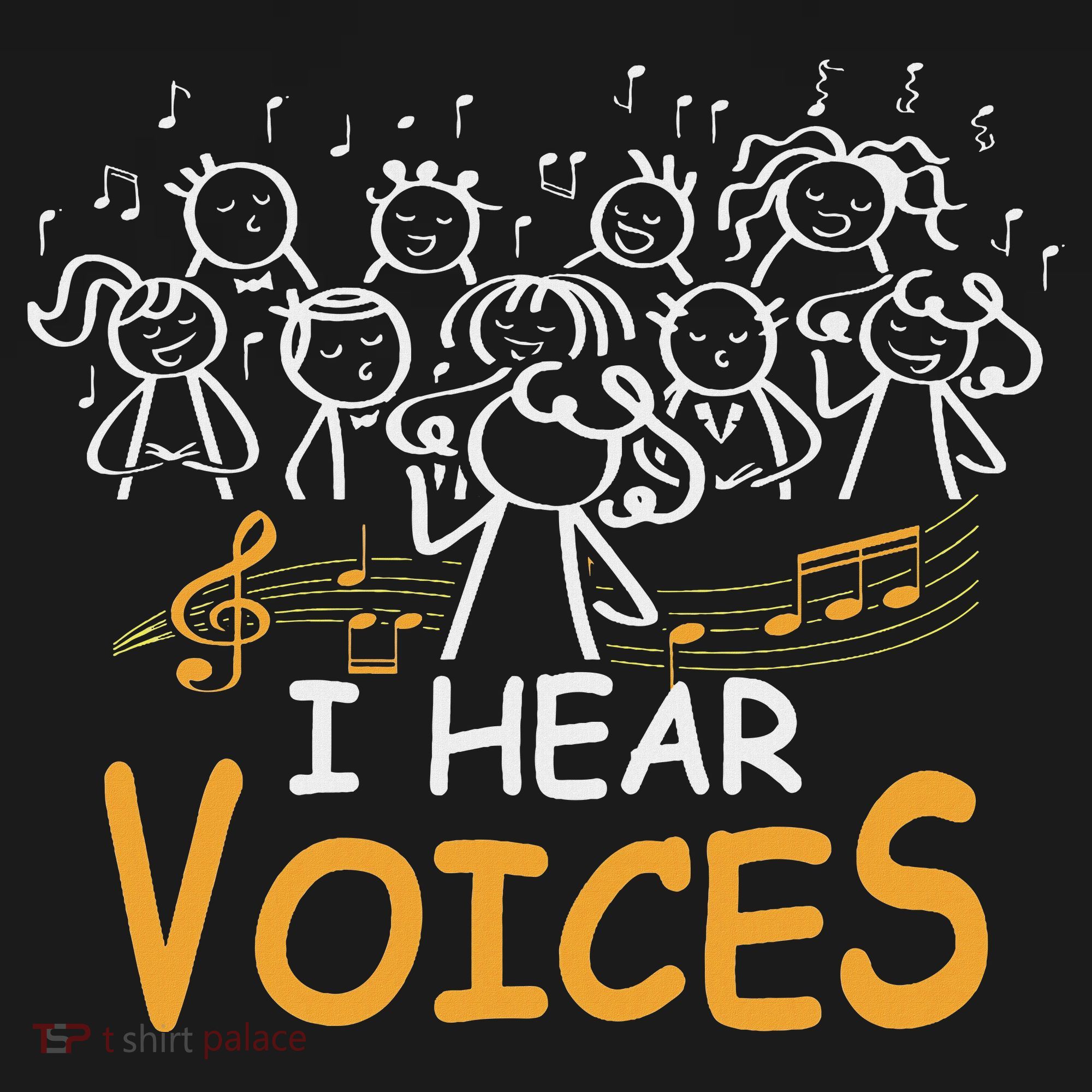 Choir Teacher I Hear Voices Chorister Church Choral Music Women's Hoodie