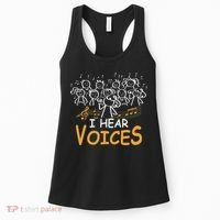 Choir Teacher I Hear Voices Chorister Church Choral Music Women's Tank Top thumb 0