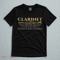 Clarinet The Instrument For Intelligent People Clarinetist T-Shirt thumb 5