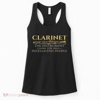 Clarinet The Instrument For Intelligent People Clarinetist Women's Tank Top thumb 0