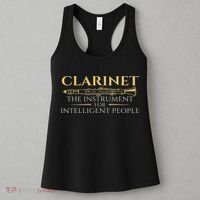 Clarinet The Instrument For Intelligent People Clarinetist Women's Tank Top thumb 3