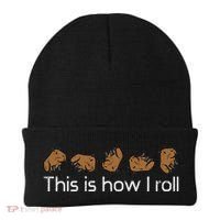 Capybara This Is How I Roll Cute Capy Rodent Women Beanie thumb 0