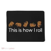 Capybara This Is How I Roll Cute Capy Rodent Women Mousepad thumb 0