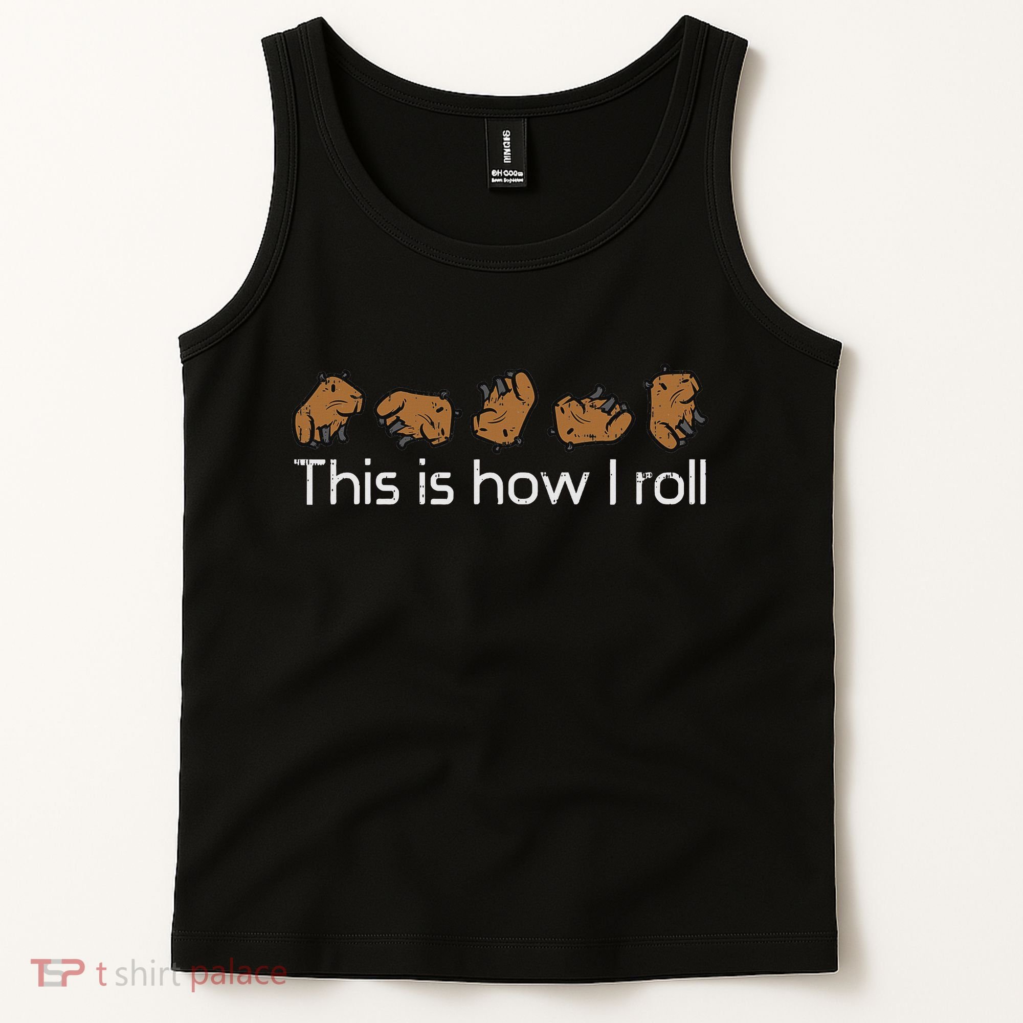 Capybara This Is How I Roll Cute Capy Rodent Women Tank Top