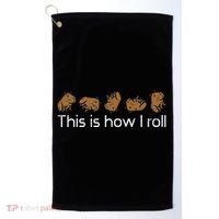 Capybara This Is How I Roll Cute Capy Rodent Women Golf Towel thumb 0