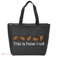 Capybara This Is How I Roll Cute Capy Rodent Women Tote Bag thumb 0