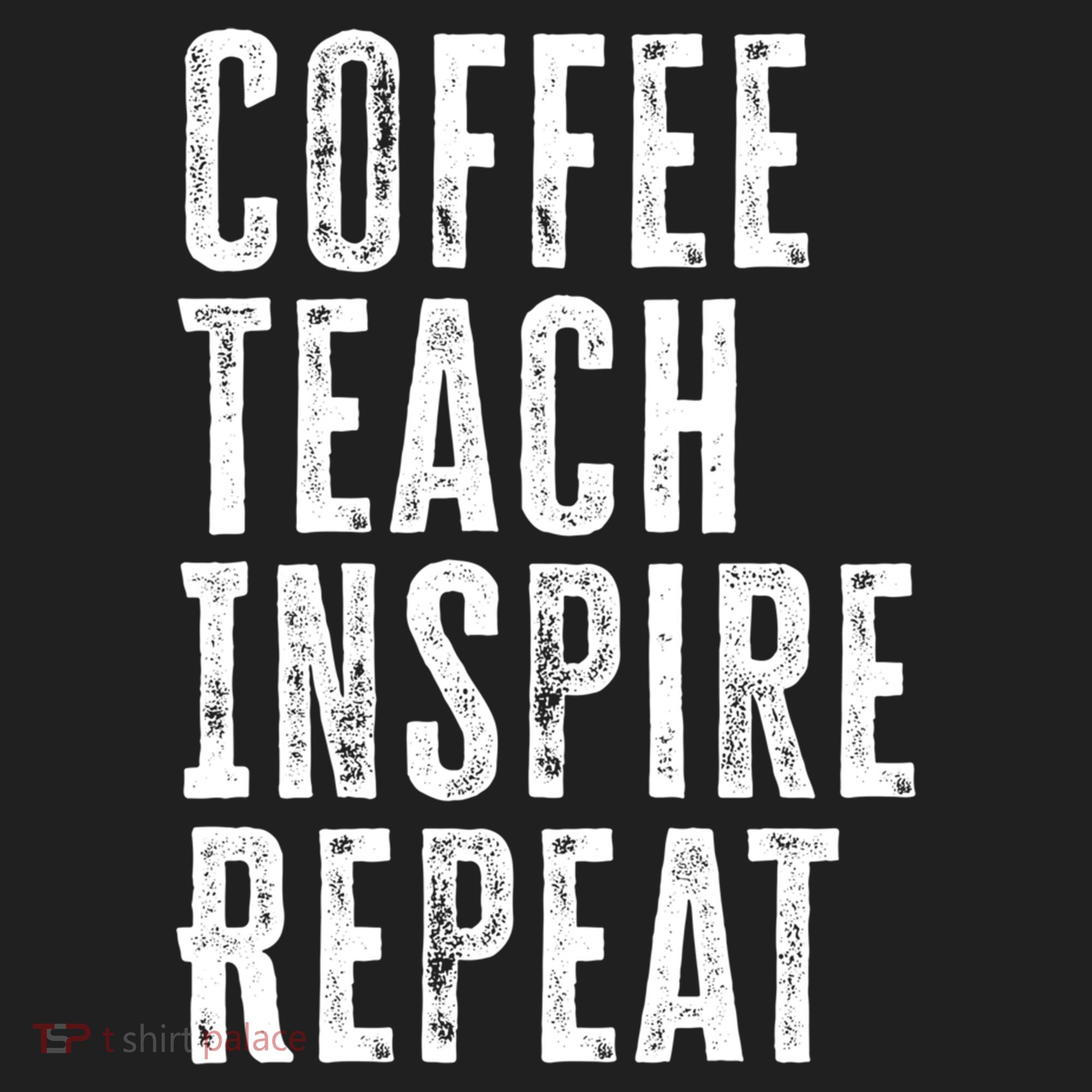 Coffee Teach Inspire Repeat For Teacher Coffee Lover Cute Gift Beanie