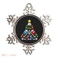 Christmas Tree Ice Hockey Christmas Tree Hockey Stick Gloves Great Gift Ornament thumb 0