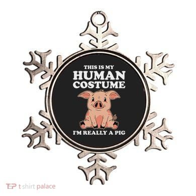 Cute This Is My Human Costume I'm Really A Pig Ornament