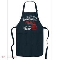 Christmas Trees It's The Most Wonderful Time Of The Year Apron thumb 0