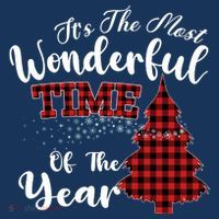 Christmas Trees It's The Most Wonderful Time Of The Year Apron thumb 3