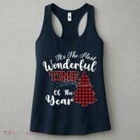 Christmas Trees It's The Most Wonderful Time Of The Year Women's Tank Top thumb 3