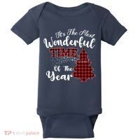 Christmas Trees It's The Most Wonderful Time Of The Year Baby Bodysuit thumb 0