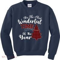 Christmas Trees It's The Most Wonderful Time Of The Year Kids Sweatshirt thumb 0