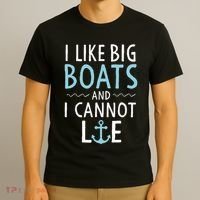Cruise Trip I Like Big Boats And I Cannot Lie Cruising T-Shirt thumb 3