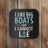 Cruise Trip I Like Big Boats And I Cannot Lie Cruising Coaster thumb 0