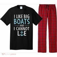 Cruise Trip I Like Big Boats And I Cannot Lie Cruising Pajama Set thumb 0