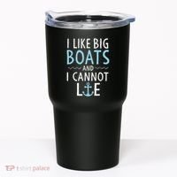 Cruise Trip I Like Big Boats And I Cannot Lie Cruising Tumbler thumb 0