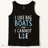 Cruise Trip I Like Big Boats And I Cannot Lie Cruising Tank Top thumb 2