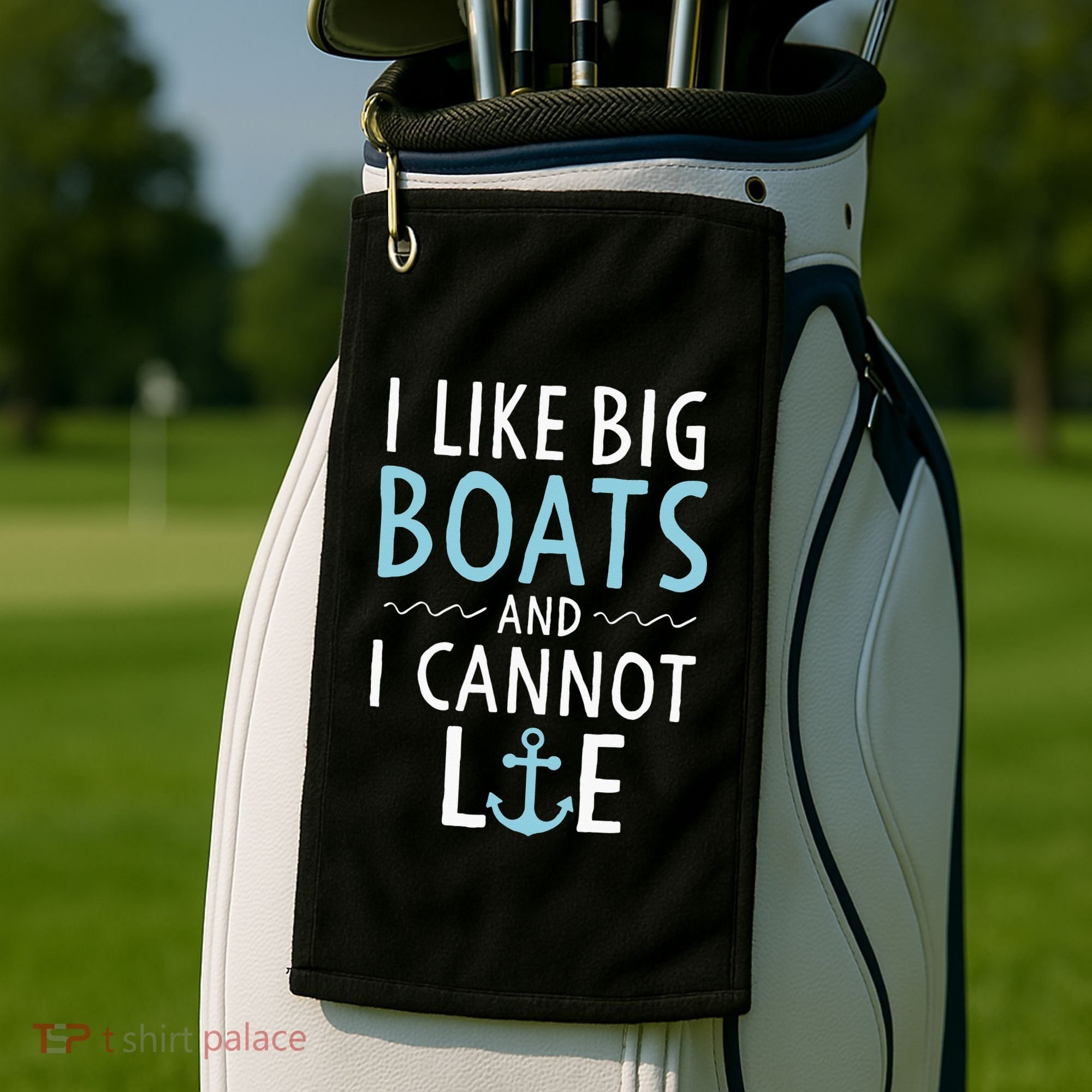 Cruise Trip I Like Big Boats And I Cannot Lie Cruising Golf Towel