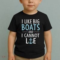 Cruise Trip I Like Big Boats And I Cannot Lie Cruising Toddler T-Shirt thumb 2