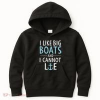 Cruise Trip I Like Big Boats And I Cannot Lie Cruising Kids Hoodie thumb 0