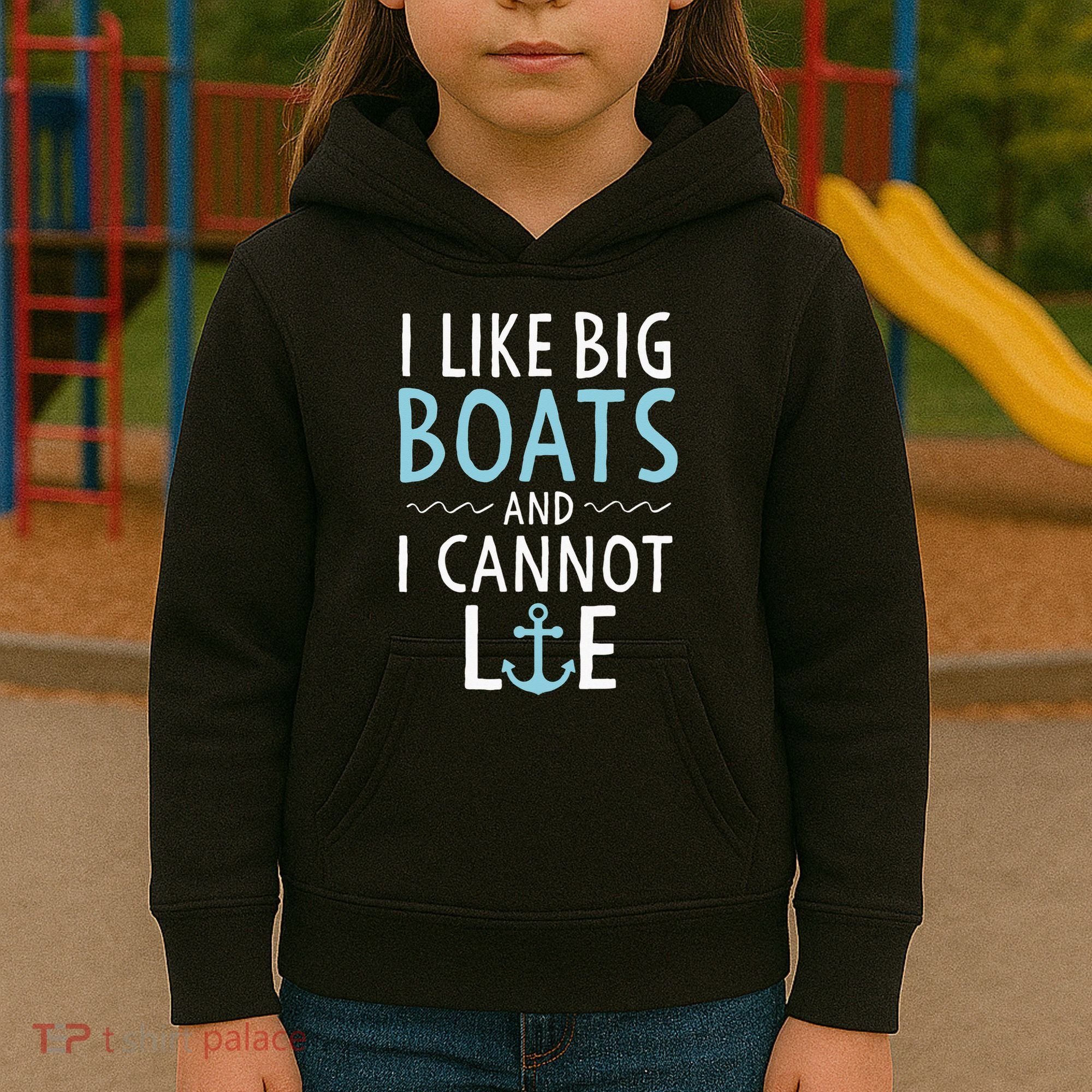 Cruise Trip I Like Big Boats And I Cannot Lie Cruising Kids Hoodie