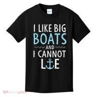 Cruise Trip I Like Big Boats And I Cannot Lie Cruising Kids T-Shirt thumb 0