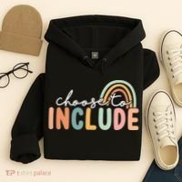 Choose To Include For Autism Teacher Special Education SPED Hoodie thumb 4