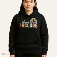 Choose To Include For Autism Teacher Special Education SPED Hoodie thumb 5