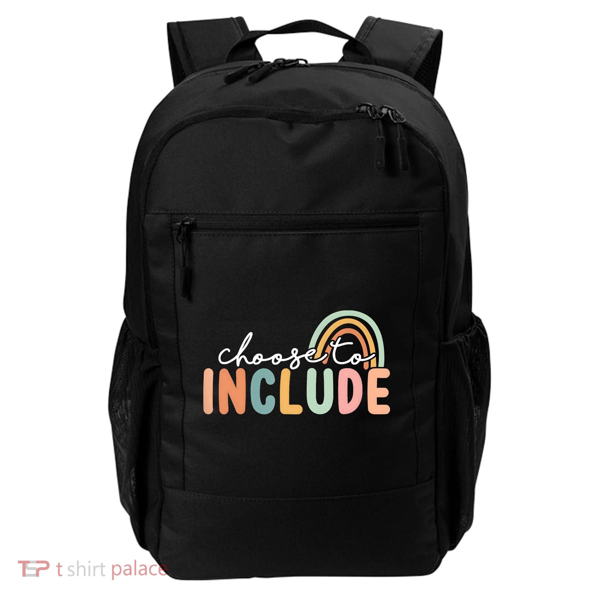 Choose To Include For Autism Teacher Special Education SPED Backpack