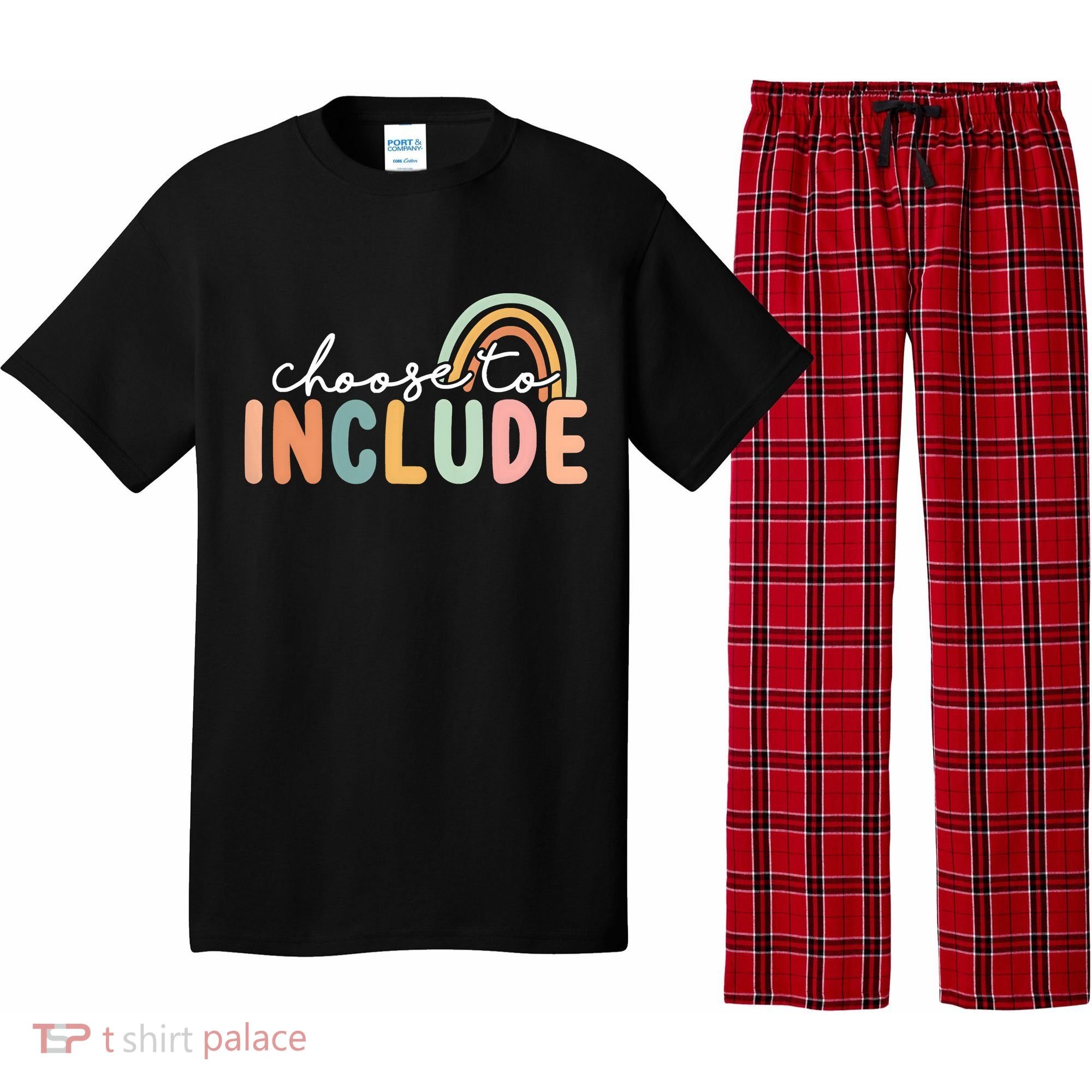 Choose To Include For Autism Teacher Special Education SPED Pajama Set