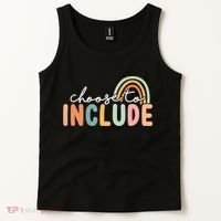 Choose To Include For Autism Teacher Special Education SPED Tank Top thumb 2