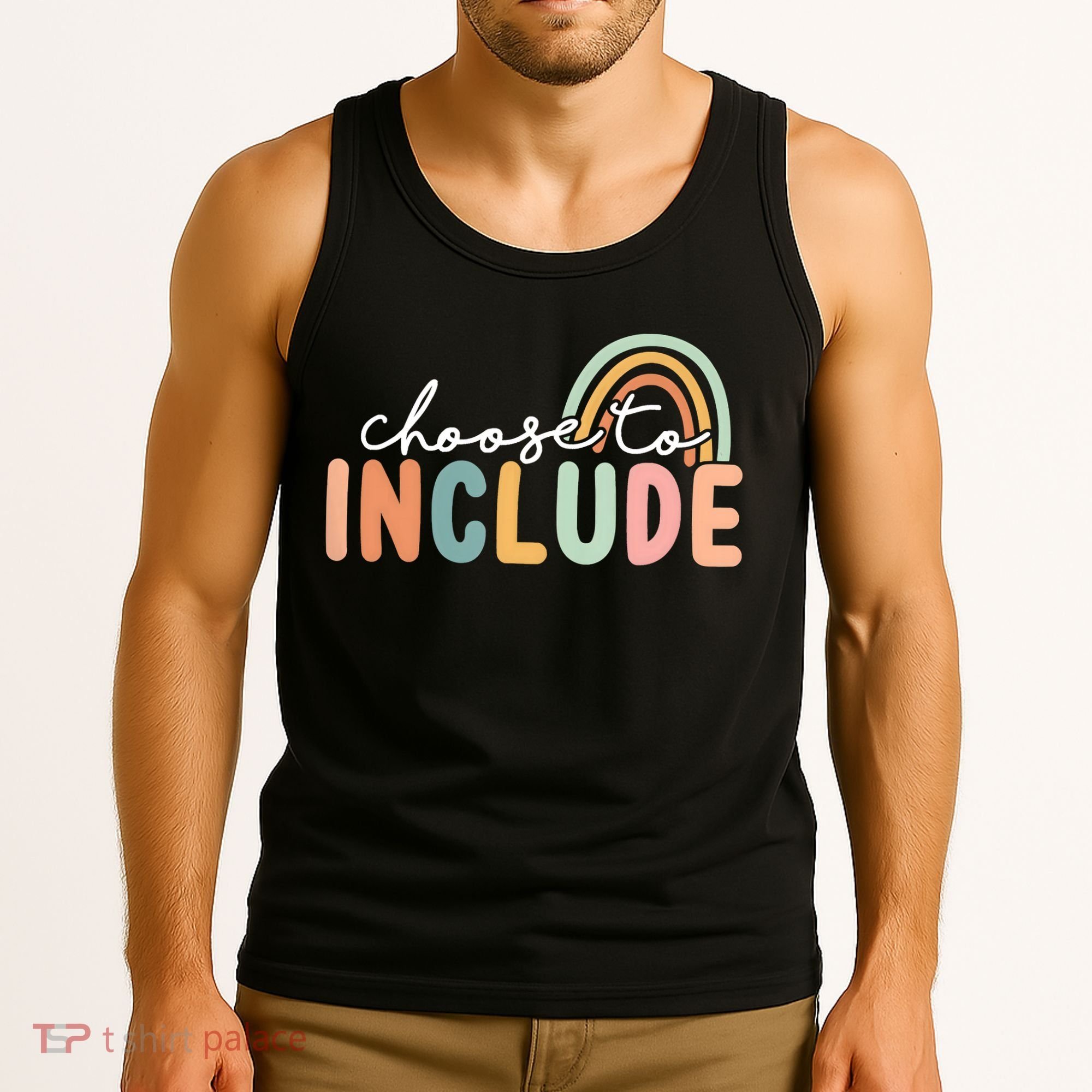 Choose To Include For Autism Teacher Special Education SPED Tank Top