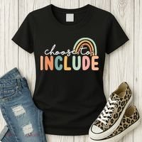 Choose To Include For Autism Teacher Special Education SPED Women's T-Shirt thumb 3