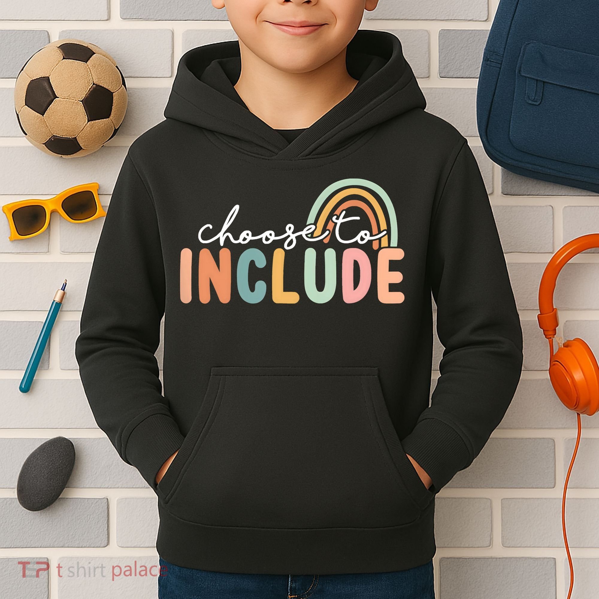 Choose To Include For Autism Teacher Special Education SPED Kids Hoodie